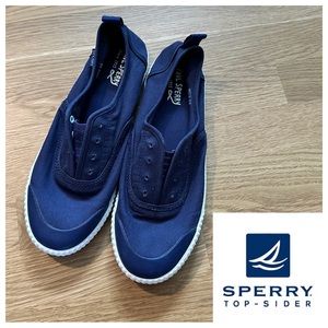 SPERRY - Sayel Clew Slip-On Canvas Sneaker - Navy - NWOT - 9
